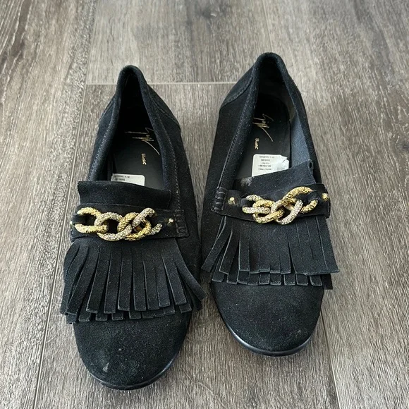 NWT Giuseppe Zanotti Moccasins Giuseppe Zanotti Ostrich Textured Leather Slip On Stylish  main image 4